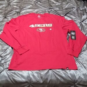 47 Red 49ers Men's Long Sleeve Shirt